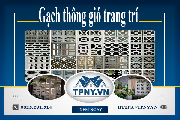 Gạch thông gió trang trí