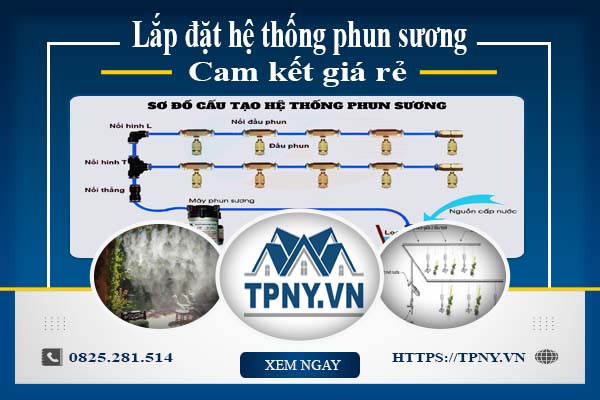 Báo giá chi phí lắp đặt hệ thống phun sương tại quận 3 giá rẻ