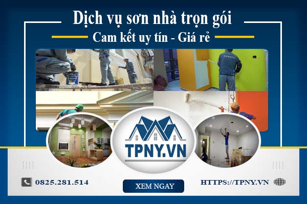 Đội thợ chuyên nhận sơn nhà tại Bình Tân giá rẻ【Chỉ 12k/m²】