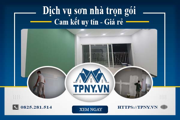 Đội thợ chuyên nhận sơn nhà tại Tân An giá rẻ -【Chỉ 12K/m²】