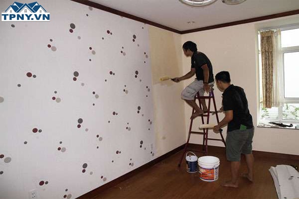 thợ thi công giấy dán tường tại Đà Nẵng
