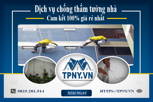 Bảng giá dịch vụ chống thấm tường nhà tại Long Khánh giá rẻ nhất