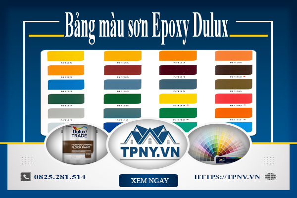 Bảng màu sơn Epoxy Dulux