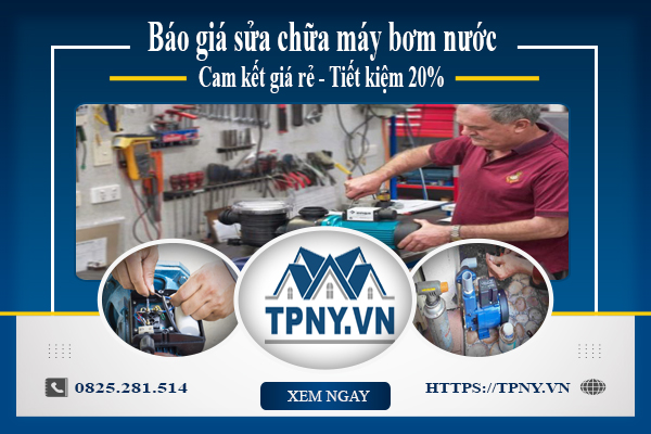 sửa chữa máy bơm nước tại Thuận An | Tiết kiệm 20%