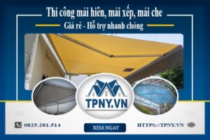 Bảng giá mái hiên, Mái xếp, Mái che tại Gia Lâm -【Giảm 20%】